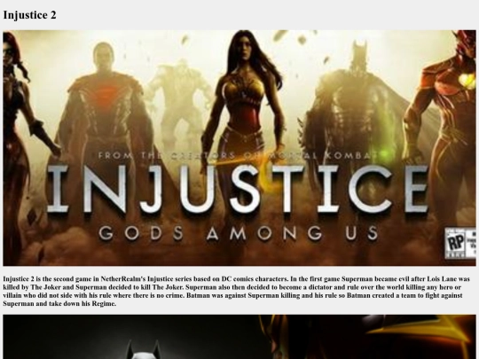 Injustice2 screenshot