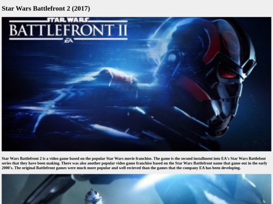 StarWars screenshot