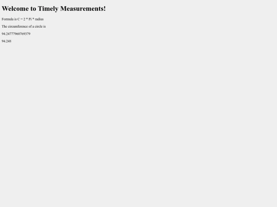TimelyMeasurements screenshot