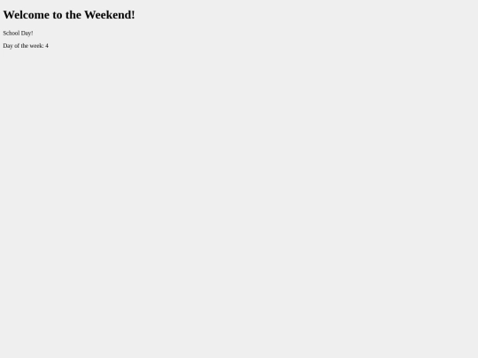 Weekend screenshot