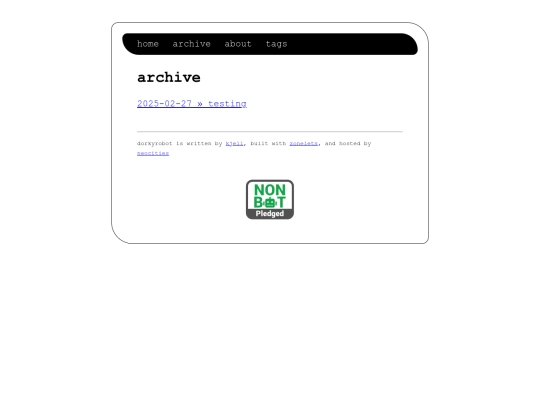 archive screenshot
