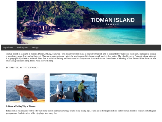 TiomanIsland screenshot