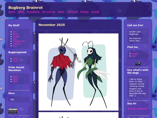 art/2025/november/bugs screenshot
