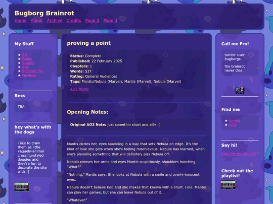 fic/provingapoint screenshot