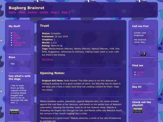 fic/trust screenshot