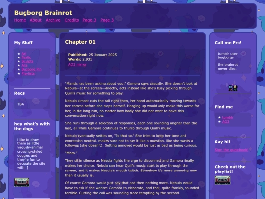 fic/underattack/chapter01 screenshot