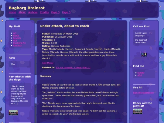 fic/underattack screenshot