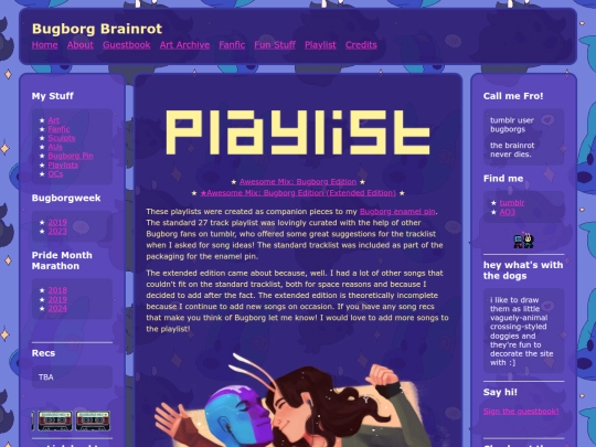 playlist screenshot