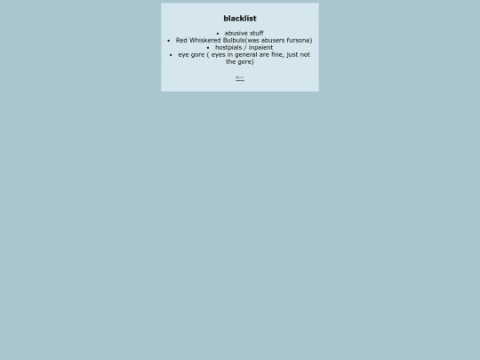 blacklist screenshot