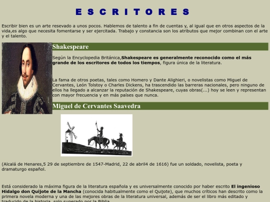 Trabajos/Shakespeare screenshot