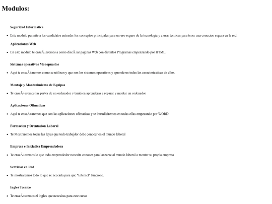 Trabajos/modulo screenshot