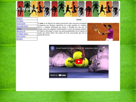 tenis screenshot