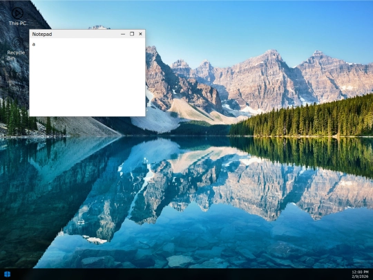 newfile screenshot
