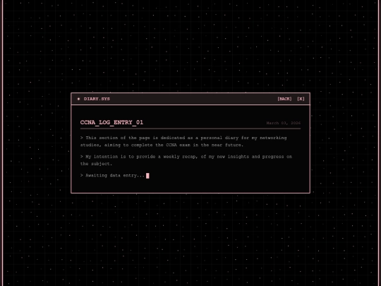 diary screenshot