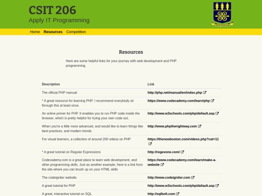 resources screenshot