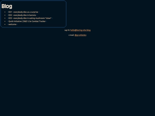 blog screenshot