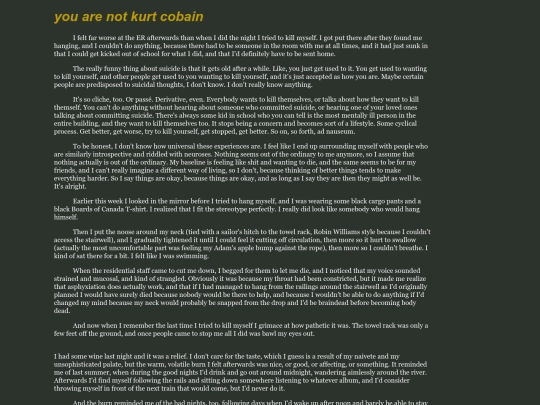 youarenotkurtcobain screenshot