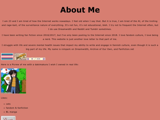 aboutpage screenshot