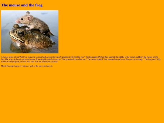 Thefrogandthemouse screenshot