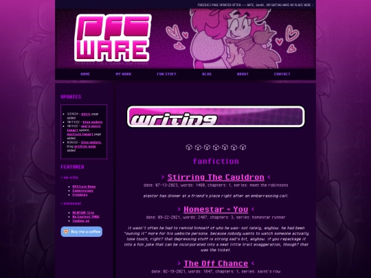 writing screenshot