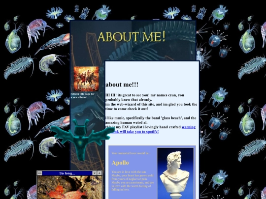 aboutme screenshot