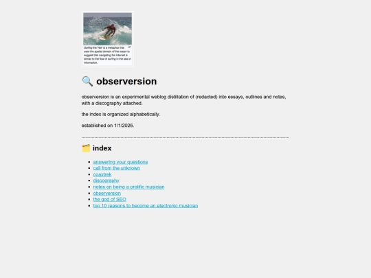 index screenshot