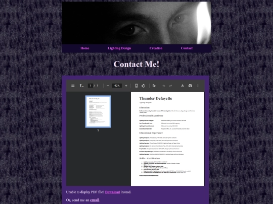 contact screenshot