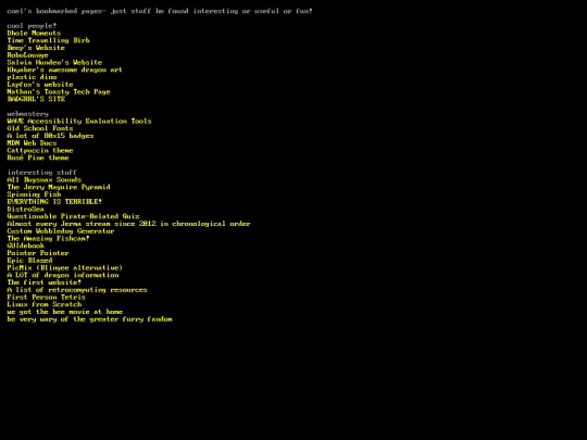 bookmarks screenshot