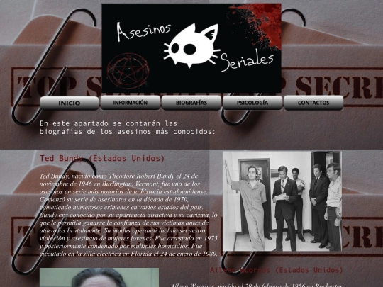 biografias screenshot