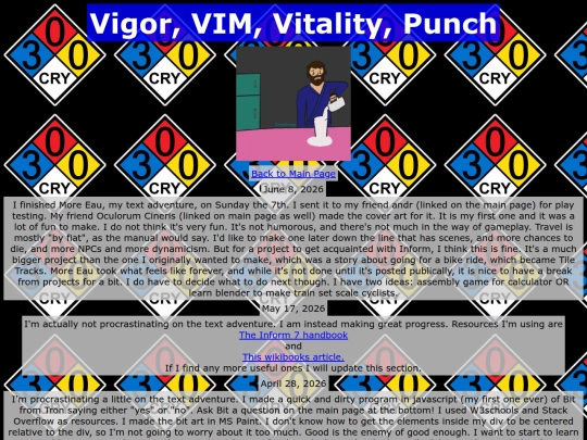 VIMblog screenshot