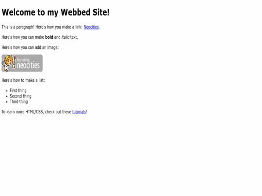index screenshot