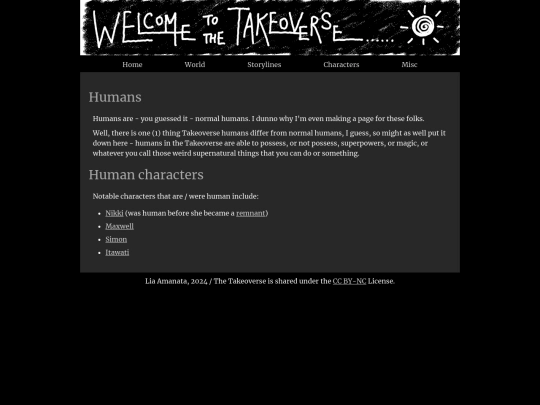 world/species/humans screenshot