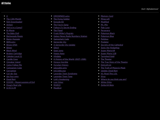 categories/sort-alpha screenshot
