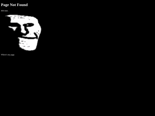 not_found screenshot