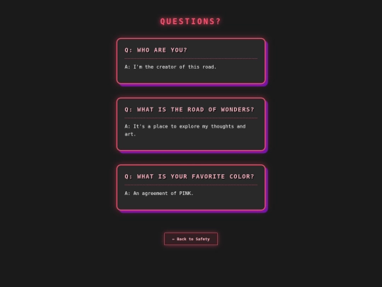 faq screenshot