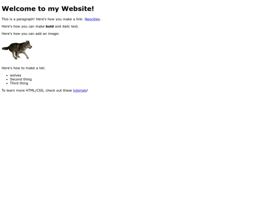 index screenshot