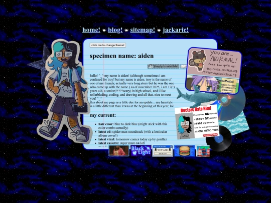aboutme screenshot