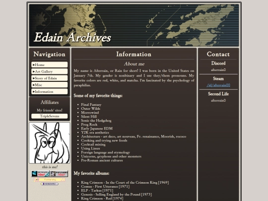 info screenshot