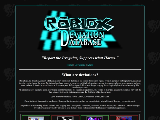 deviations screenshot