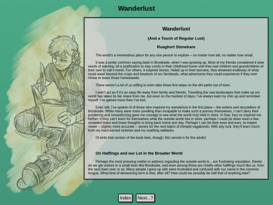 Wanderlust screenshot