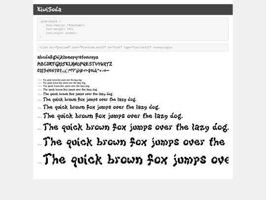 Fontsℳ/demo screenshot