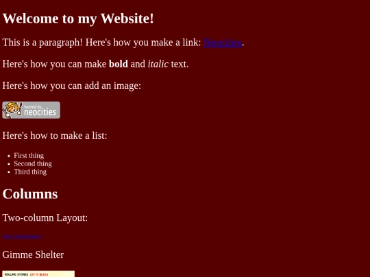 test screenshot