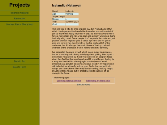fibercraft/fleece/projects screenshot