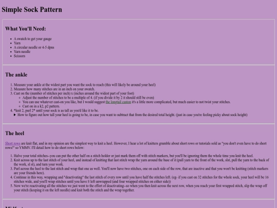 knitting/simple-sock-pattern screenshot
