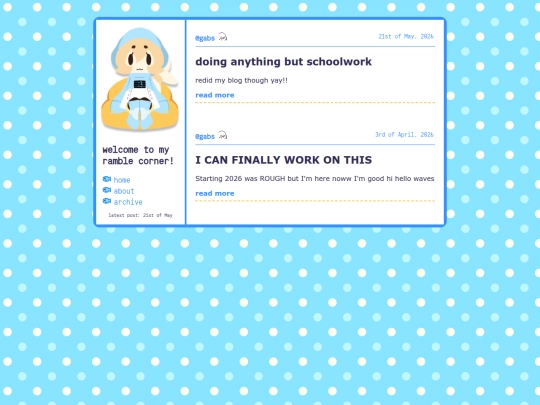 blog screenshot