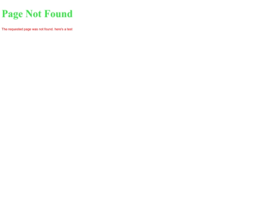 not_found screenshot