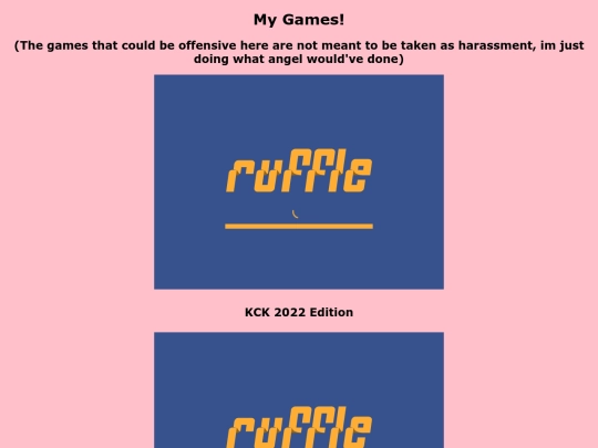 games screenshot