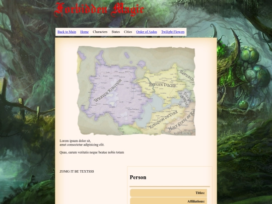 dnd/template screenshot