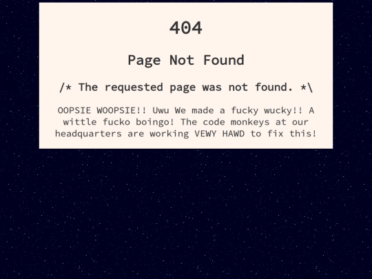 not_found screenshot
