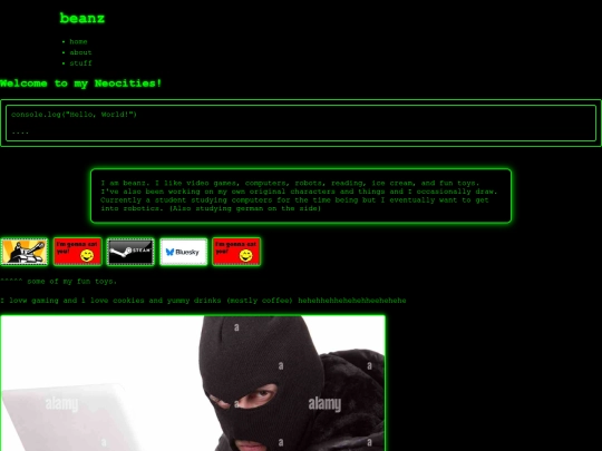 index screenshot
